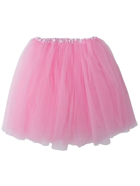 Plus Size Pink Tutu Skirt Plus Size 3 Layer Tulle Skirt Dress Up Tutus For Women