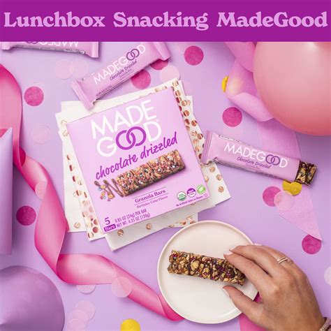 Buy Madegood Birthday Cake Chocolate Drizzled Granola Bars Gluten