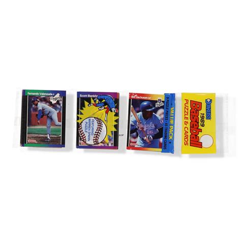 1989 Donruss Baseball Rack Pack With 45 Cards Pristine Auction