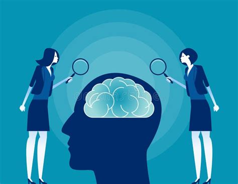 Researching Brain and Psychology of Human. Scientists and Analysis ...