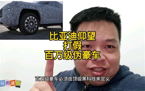 比亚迪仰望打假百万级伪豪车 哔哩哔哩