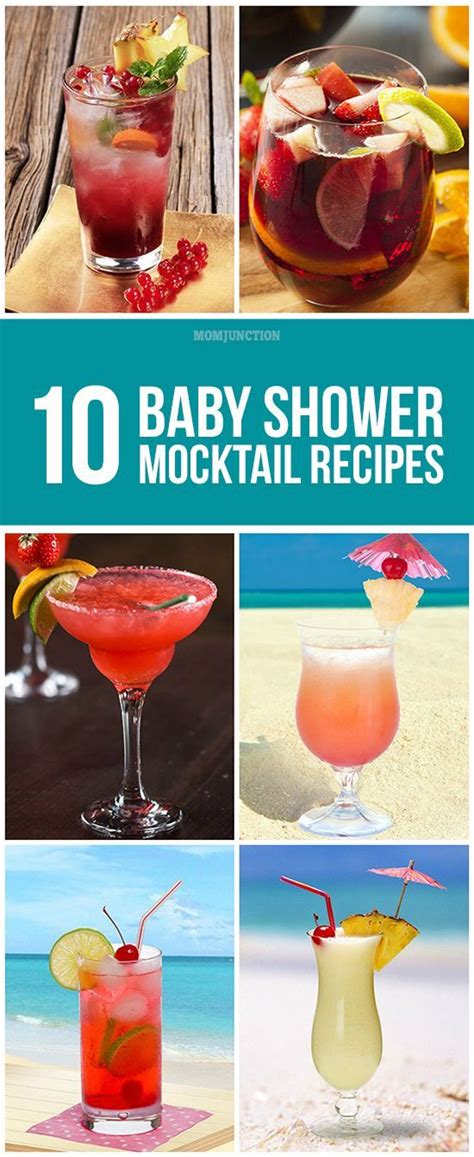 30 Fun Baby Shower Mocktails Recipes To Kickstart Your Party Mocktail