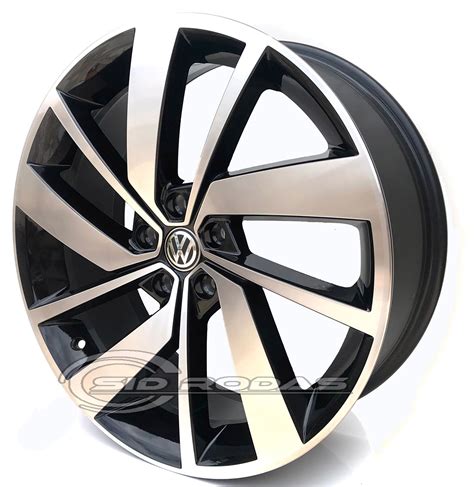 Kit 4 Rodas Aro 17x6 Vw Jetta Gli 2020 5x100 BD Zk 810 Loja Sid Rodas