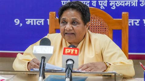 ‘not Against Ucc But Dont Support The Way Bjp Mayawati Mint