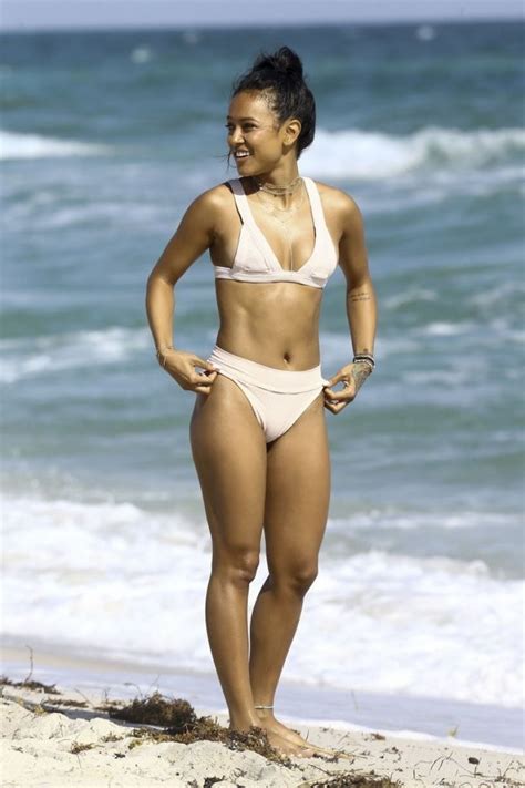 KARREUCHE TRAN In Bikini On The Beach In Miami 12 04 2016 HawtCelebs