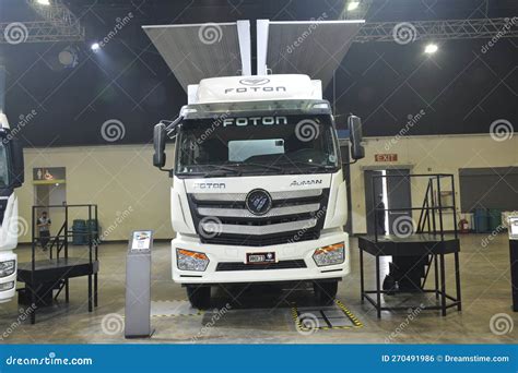 Foton Auman Wing Van At Foton Big Show In Pasay Philippines Editorial