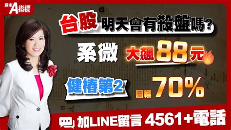 1130903 股市a指標 免費倍數飆股點下面line領取 台股明天會有殺盤嗎 預告 系微 大飆88元【健椿第2】目標70 留言