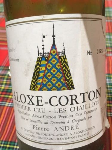 Pierre André Les Chaillots Aloxe Corton 1er Cru Vivino