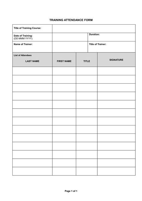 Printable Attendance Sheet 14 Examples Format Pdf Examples