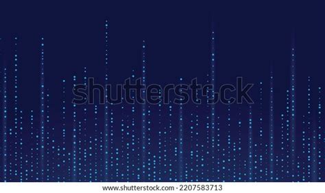 Dot Blue Pattern Screen Led Light Stock Vector Royalty Free