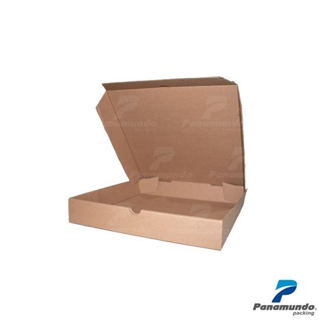 CAJA PIZZA 35 X 35 X 4 5 KRAFT BLANCO Panamundo Packing