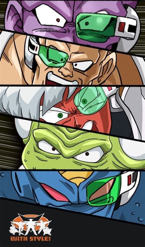 Fuerzas Especiales Ginyu Dibujo De Goku Personajes De Dragon Ball