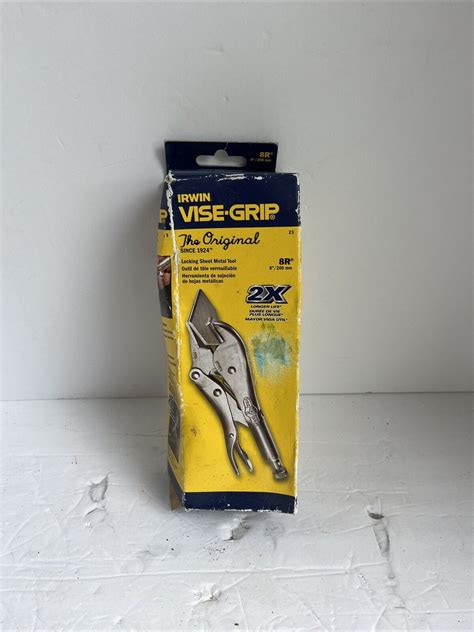 Irwin Vise Grip 8 Inch Locking Pliers Sheet Metal Clamp 8r 23 Ebay