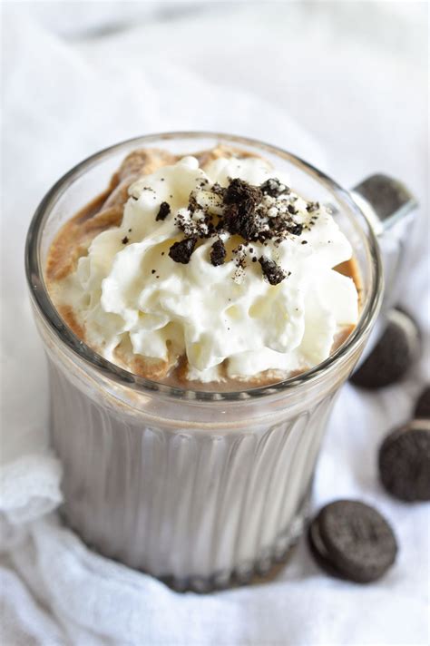 Oreo Hot Chocolate Wonkywonderful