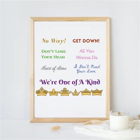 Six Musical Quotes Printable Digital Download - Etsy