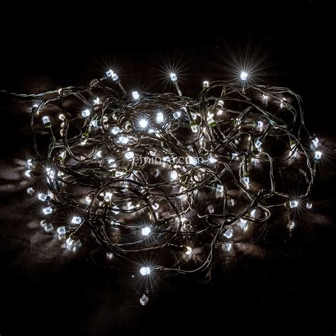 Diamant Lichterkette 9 90 m Kaltweiß 100 LEDs CV Weihnachts