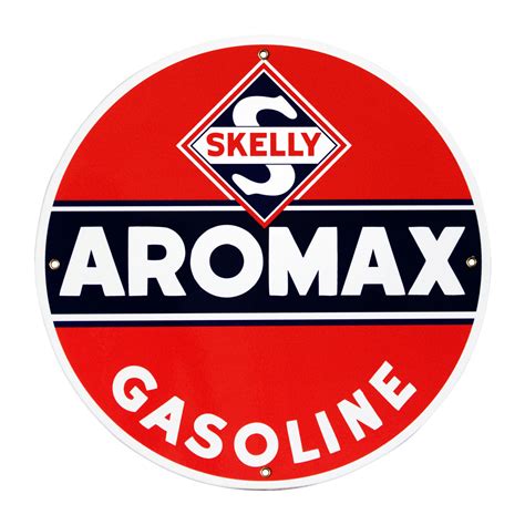 Skelly Aromax Gasoline 12 And 30 Signs