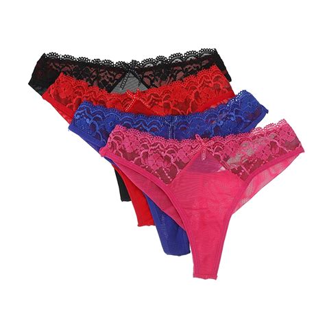 Women S Sexy Lace Flower Underwear Female Transparent Seamless Cotton