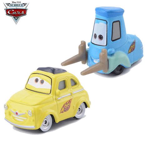 2 Pack Disney Pixar Cars Luigi Guido 155 Diecast Ubuy India