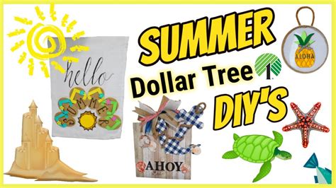 Summer Dollar Tree Diy S Youtube