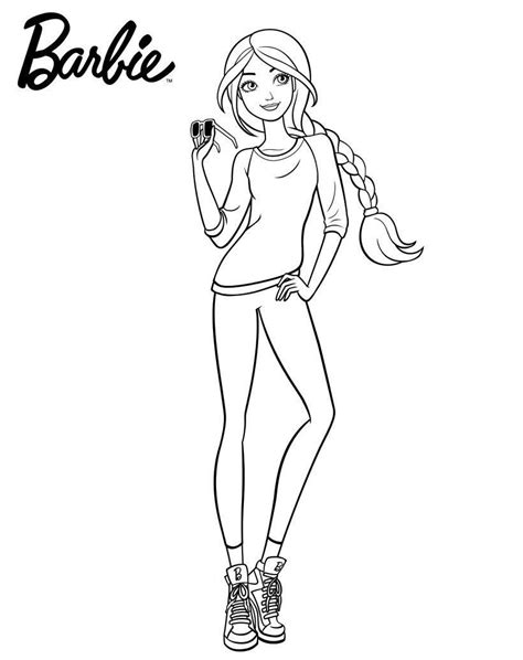 Coloriages De Barbie Imprimer Et T L Charger