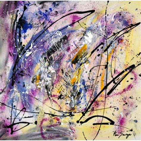 Tableau Violet Mauve Abstrait Et Moderne Vente De Peintures