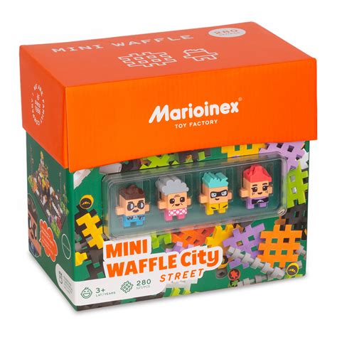 Klocki Mini Wafle City Street Klocki Dla Dzieci El Marioinex