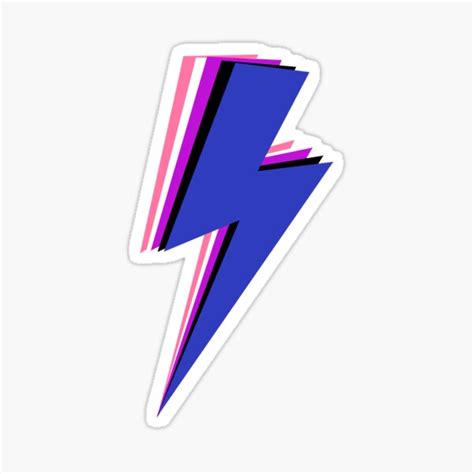 Genderfluid Pride Lightning Bolt Sticker For Sale By Beccamax Redbubble