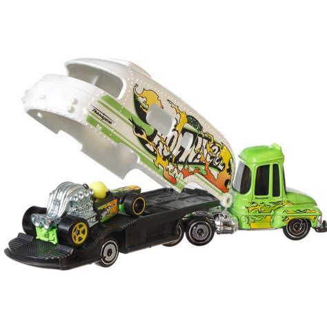 Hot Wheels City Tooned Up kisautó szállító kamion szett JátékNet hu