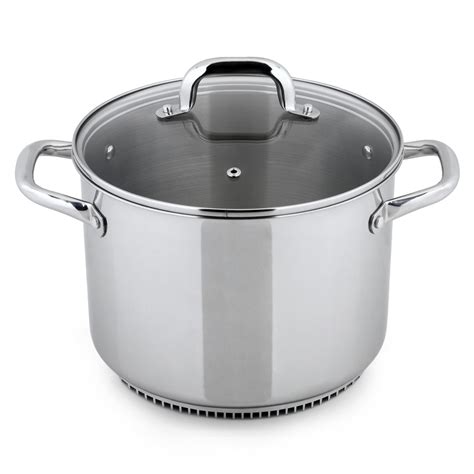 FRESHAIR™ 8 QT. STAINLESS STEEL STOCK POT, TIME-AND-ENERGY SAVING COOK ...