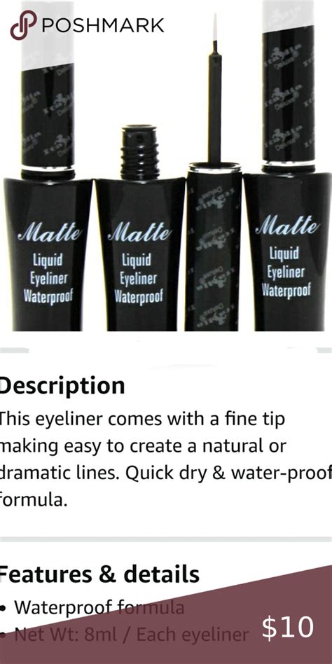 Italia Deluxe Perfect Liquid Eyeliner Waterproof 3pc Set Artofit