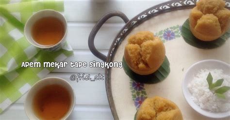 Resep Apem Mekar Tape Singkong Oleh Frielingga Sit Cookpad