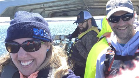 Abigail Danny On Boat Whoi Sea Grant