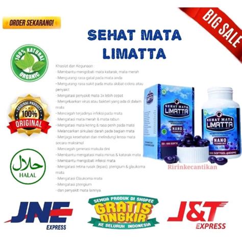 Jual Limatta Walatra Sehat Mata Limatta Softgel Original Asli Obat