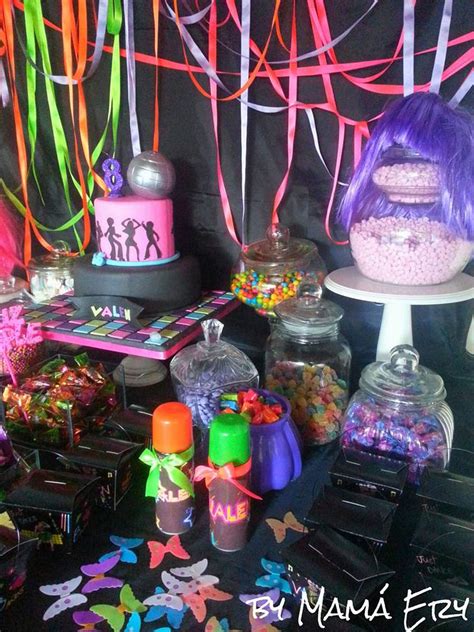 JUST DANCE PARTY....FLUOR FEST Birthday Party Ideas | Photo 4 of 13 ...