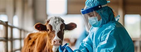 Premium Photo A Veterinarian Examines A Small Cow