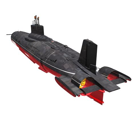 Typhoon Class Submarine 3d Model