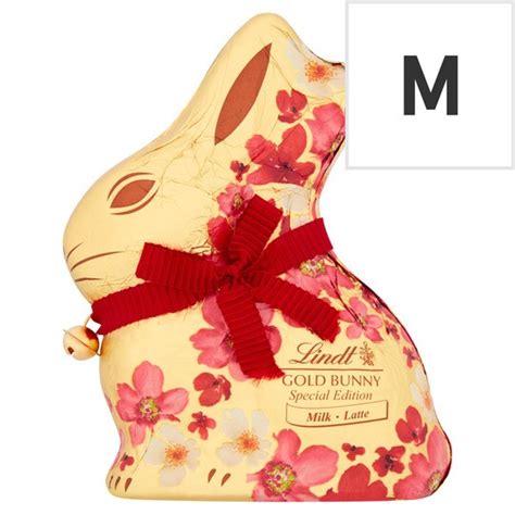 Lindt Gold Bunny Flower Milk Chocolate 200g Tesco Groceries