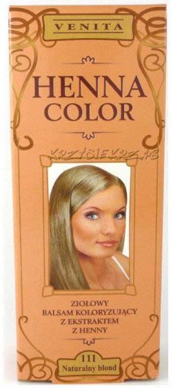 Rozetka Pl Venita Henna Color Balsam Nr Natural Blond Ml