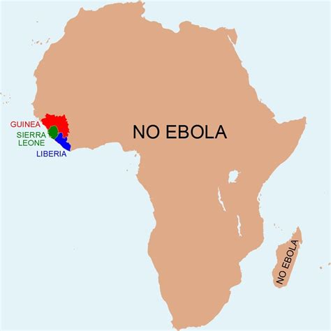 Map The Africa Without Ebola The Washington Post