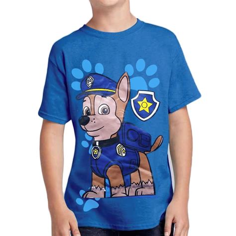 Camiseta Camisa Patrulha Canina Infantil Algod O Chase Elo