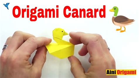 Origami Canard Comment Faire Du Canard En Papier YouTube