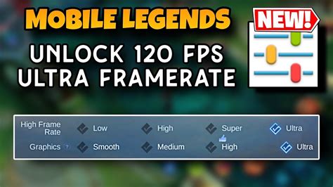 NEWEST WAY TO ENABLE ULTRA REFRESH RATE ULTRA GRAPHICS IN MLBB HOW