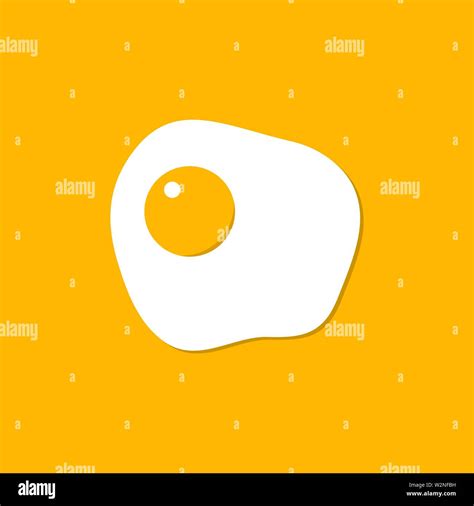 Egg Icon Background Vector Food Concept Illustration Stock Vector