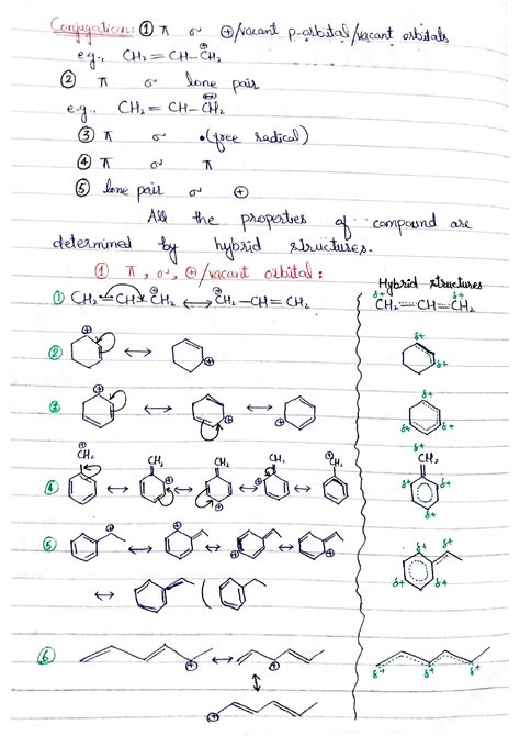 Solution Resonance And Mesomeric Effect Study Guide Notes Studypool