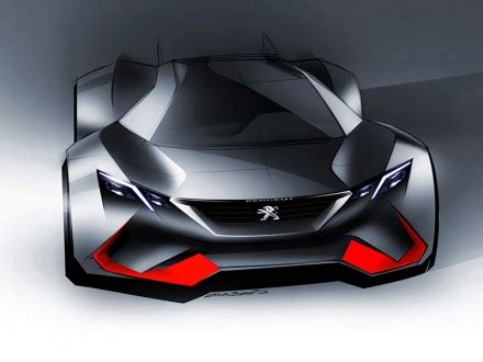 Peugeot L R Hybrid Vision Gran Turismo Car Body Design