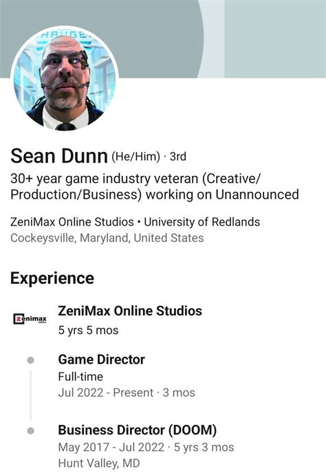 Idle Sloth On Twitter Confirmed Sean Dunn Is The Game Director