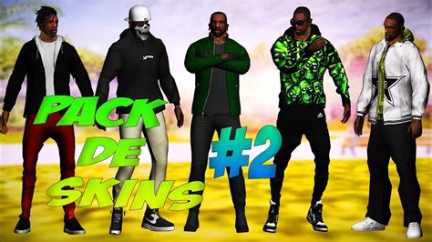 Gta San Andreas Pack De Skins De Cj Loquendo Leer La