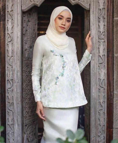 Wanzar Arely Kurung In Mint Green Women S Fashion Muslimah Fashion