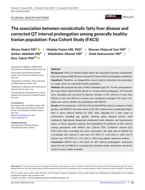 PDF The Association Between Nonalcoholic Fatty Liver Disease And